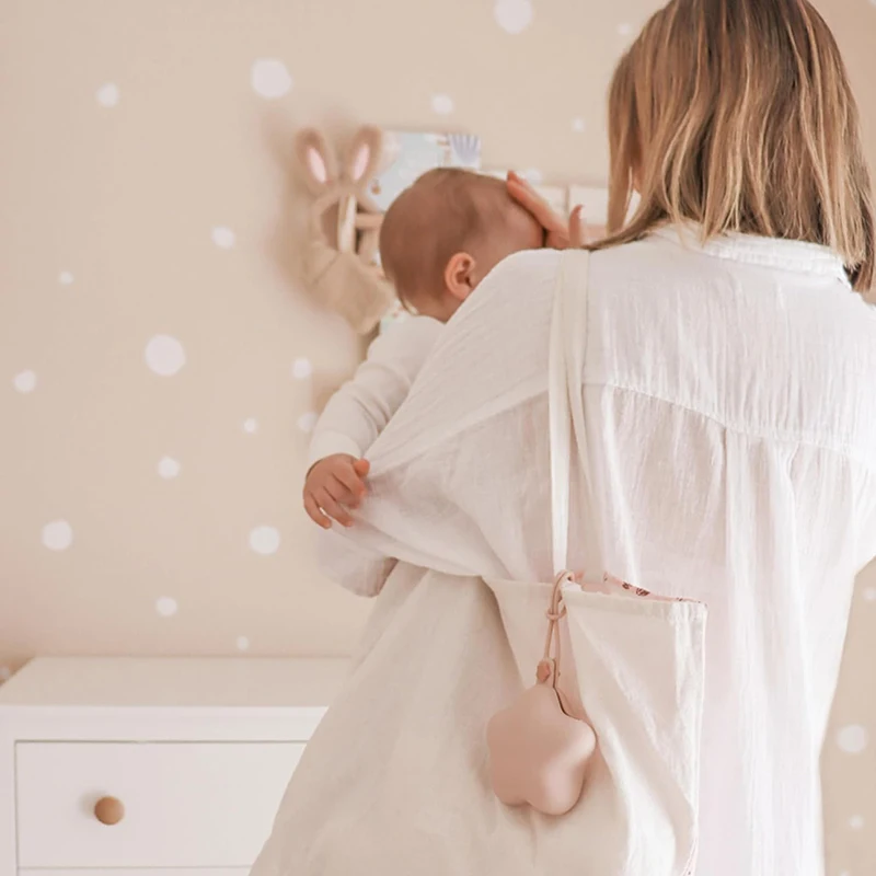 

Silicone Pacifier Holder Case Safe Soft Material Pacifier Pouch Portable Protective Storage