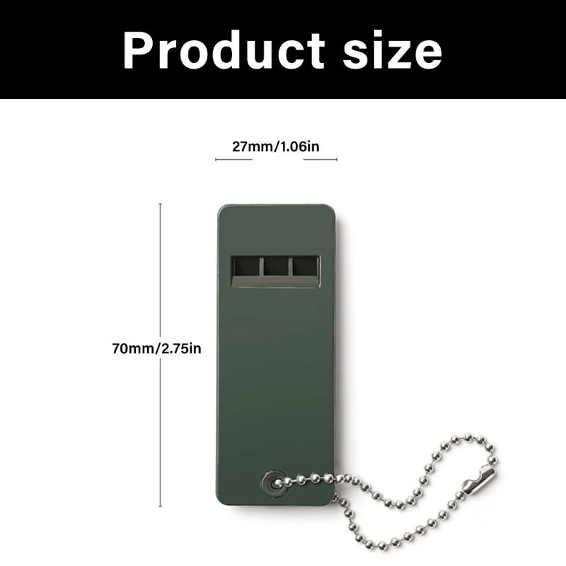  Adjustable Strap Safety Pennywhistle High Pitched Survival Gadget for Camping Hiking Weatherproofs Small ABS Construction - Image 6