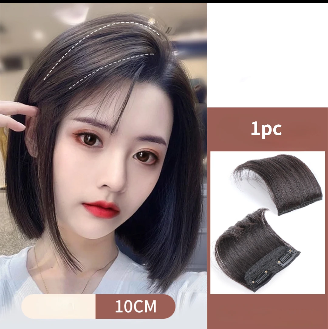 Women Fluffy Invisible Seamless Hair Pads Clip In Hair Piece Synthetic Pad Hair Extension Lining of Natural Hair Top Side Cover