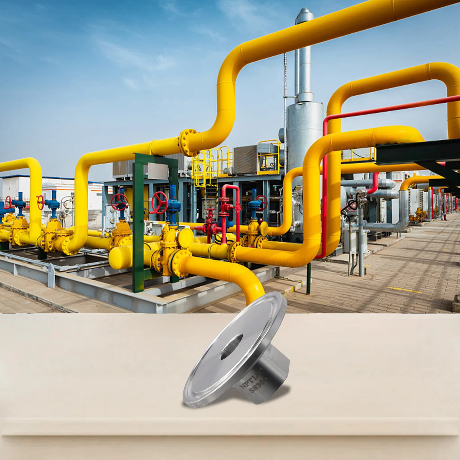 Tri Clover Fittings Tri Clamp Adaptor Accurate Size Connection Heat Resistant Connector 304 Stainless Steel Clamp