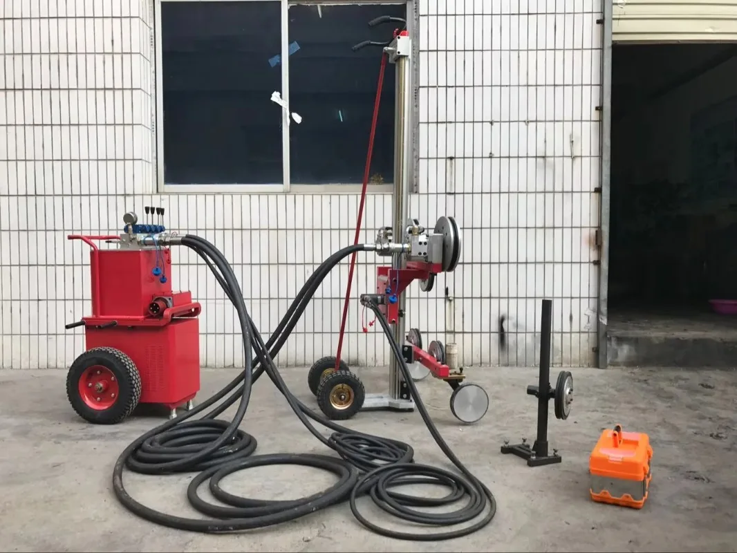 Mobile Wire Saw Cutting Machine Wire Saw Stone Cutting Machine Automatic Diamond Wire Saw Machine