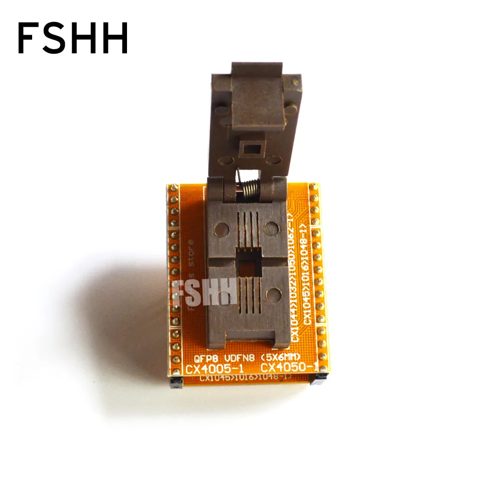 CX1045 CX1016 CX1048-1 adapter module can be used after modification QFN8 to DIP8 adapter WSON8 VDFN8 MLF8 Pitch=1.27mm