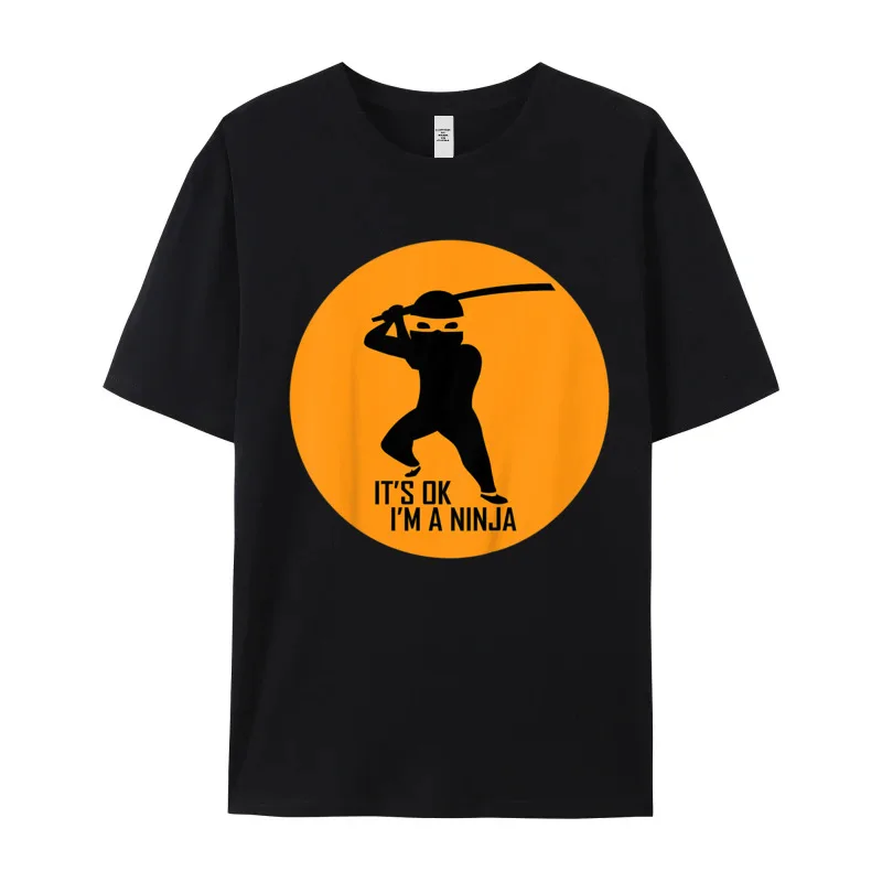 Tees T-shirts Kids NINJA SHIRT BOYS GIRLS Thanksgiving Day Short Sleeve Premium Cotton Round Neck Mens T Shirts Funny Loose