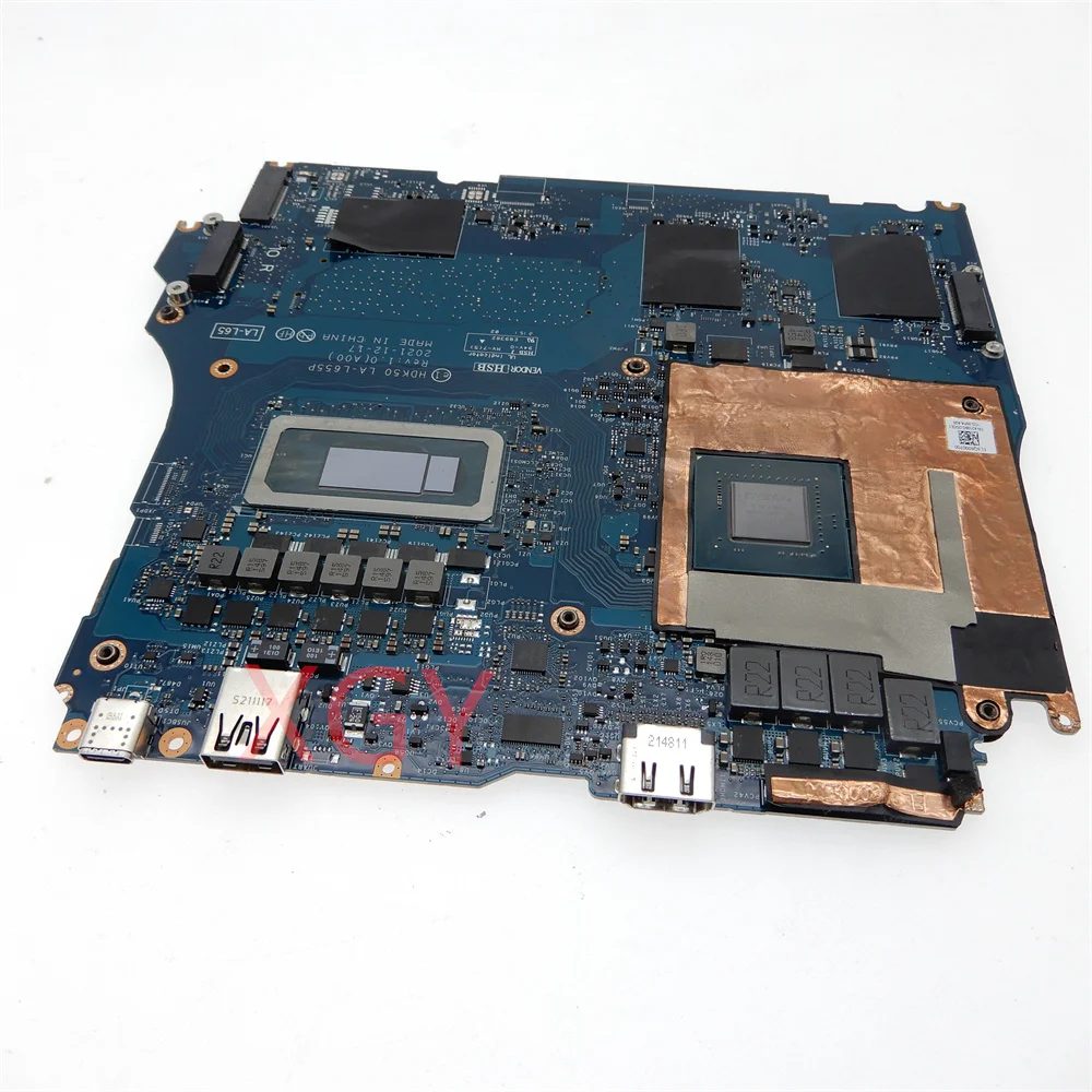 

Original For DELL G15 5520 Laptop Motherboard LA-L655P CN-0GVY0J 0GVY0J GVY0J GN20-P1-A1 SRLCY I5-12500H 100% Tested OK