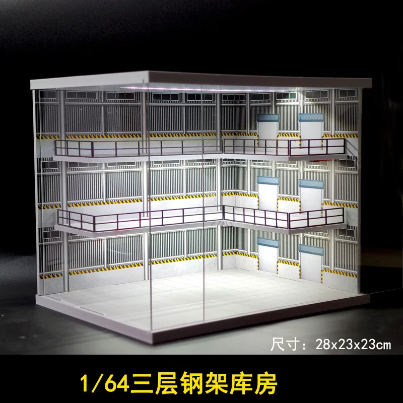 premium-generic-1-64-scale-multi-layer-car-model-parking-lot-diorama-display-scene-for-alloy-diecast-vehicle-photography-props