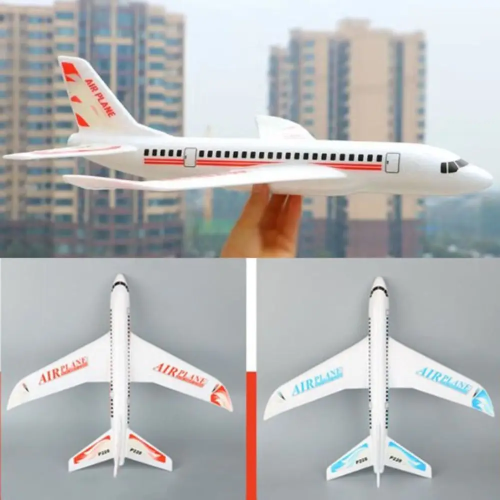 49*45cm Parent Child Large Foam Glider Airplane Hand Throwing Planes Outdoor Toy Assembled Flight Model Flying Toy Kids Gift