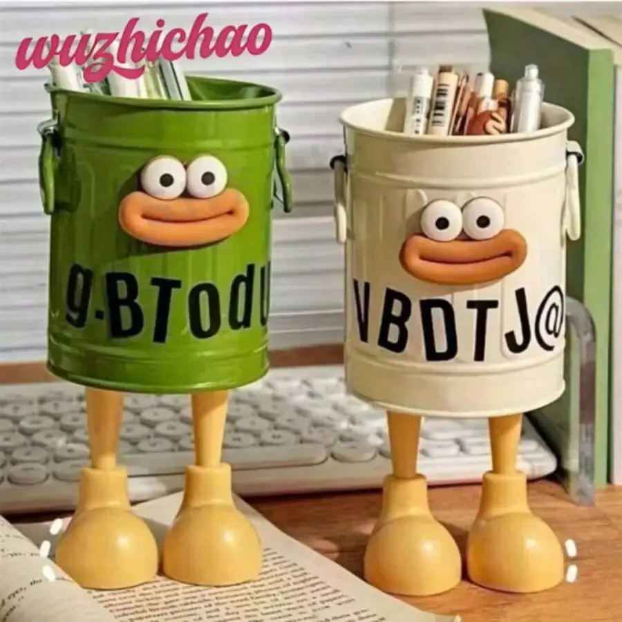 

Set Cute Cartoon Sausage Shaped Pen Holder, Minimalist Retro Office Pen Rack, Large Capacity Desktop Pen Cup, Lovely Leather Surface, Portable Tension Pen Holder, Colorful Surface, Self-Assembly Required, Ideal For Office, School And Back To School S
