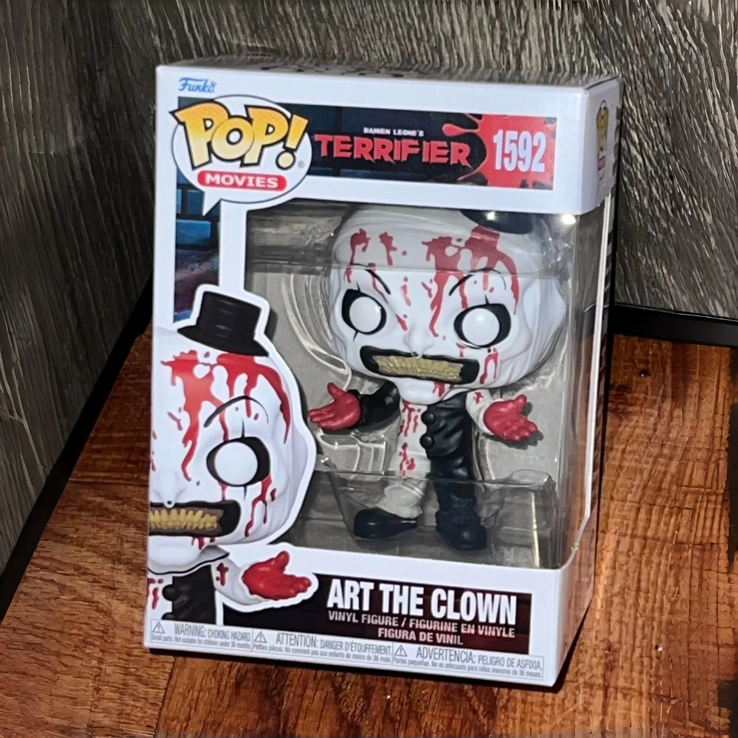 

Фанко ПОП! Фигурка клоуна Арта из фильма «Ужасы» 2 # 1592 Официальные лицензионные фигурки из лимитированной коллекции – подарок для фанатов хоррора