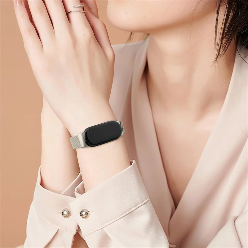 Metal Stainless Steel Strap for Xiaomi Mi Band 9 Smart Bracelet Replacement Smartwatch Accessories correa Mi band 8-9 Watchband image 6