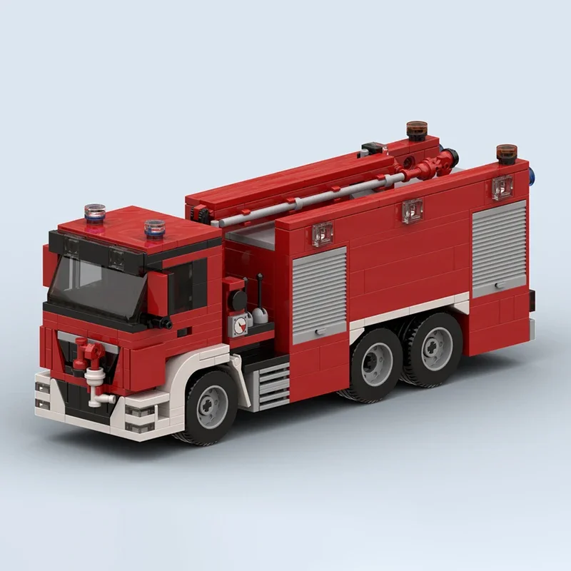 Moc Bausteine Dordrecht Feuer Schaum Zarte Technologie Modulare Ziegel Modell Geschenke Weihnachten Spielzeug DIY Sets Montage!