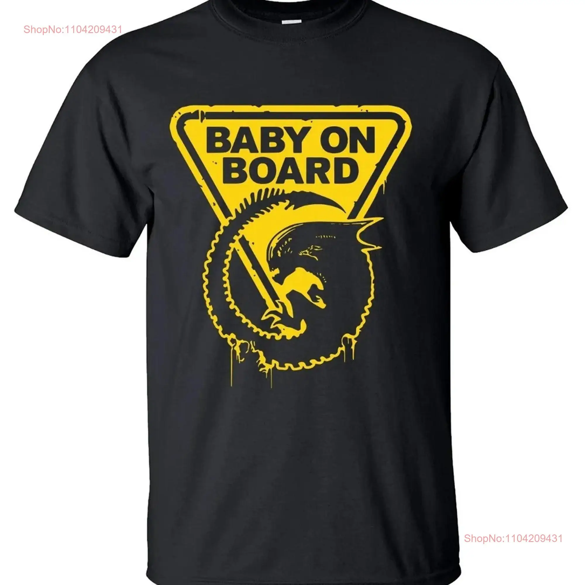 Baby On Board Funny T Shirt Inspired film humor geek M1462 long or short sleeves