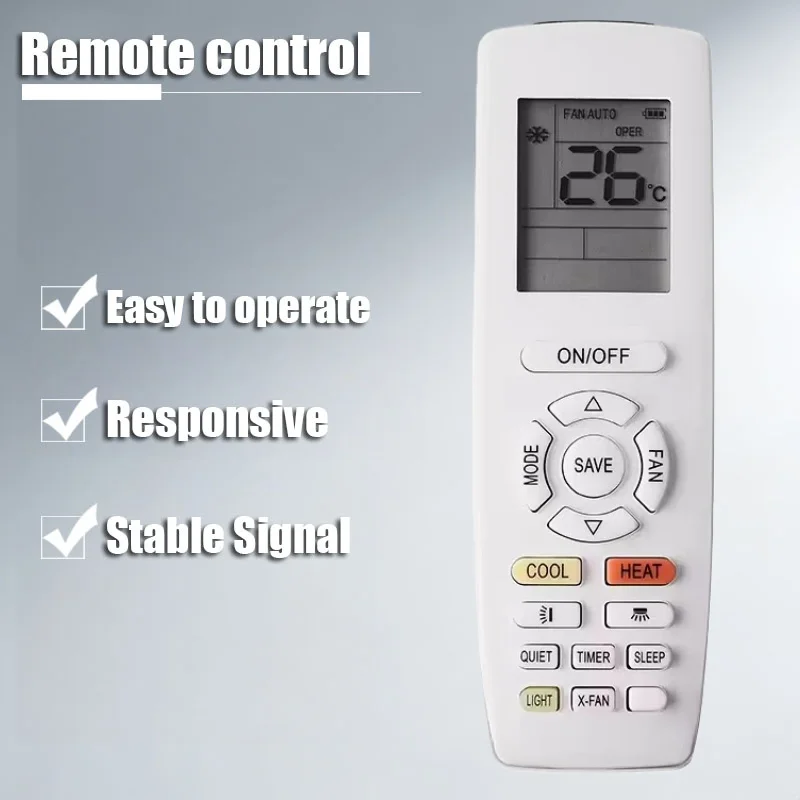 

YAPOF15-AC Remote Control for Gree, Air Conditioning Remote Control, Latest Model