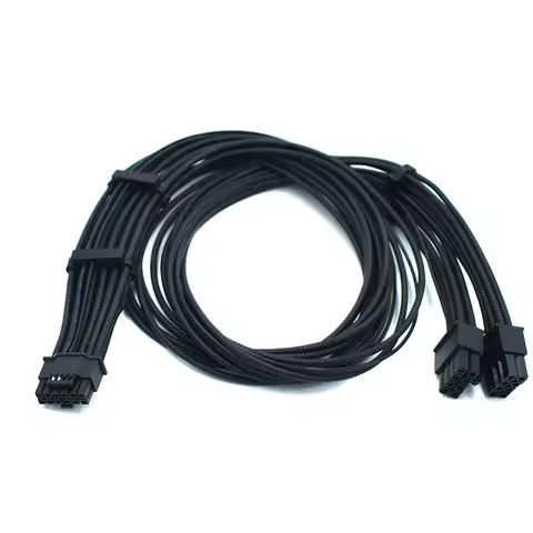 For Asus ROG THOR Ⅰ 1200W Ⅱ 1000W 2*8Pin To 12VHPWR PCIE 5.0 16Pin ATX3.0 Modular Power Supply Cable For RTX40 GPU Video Card