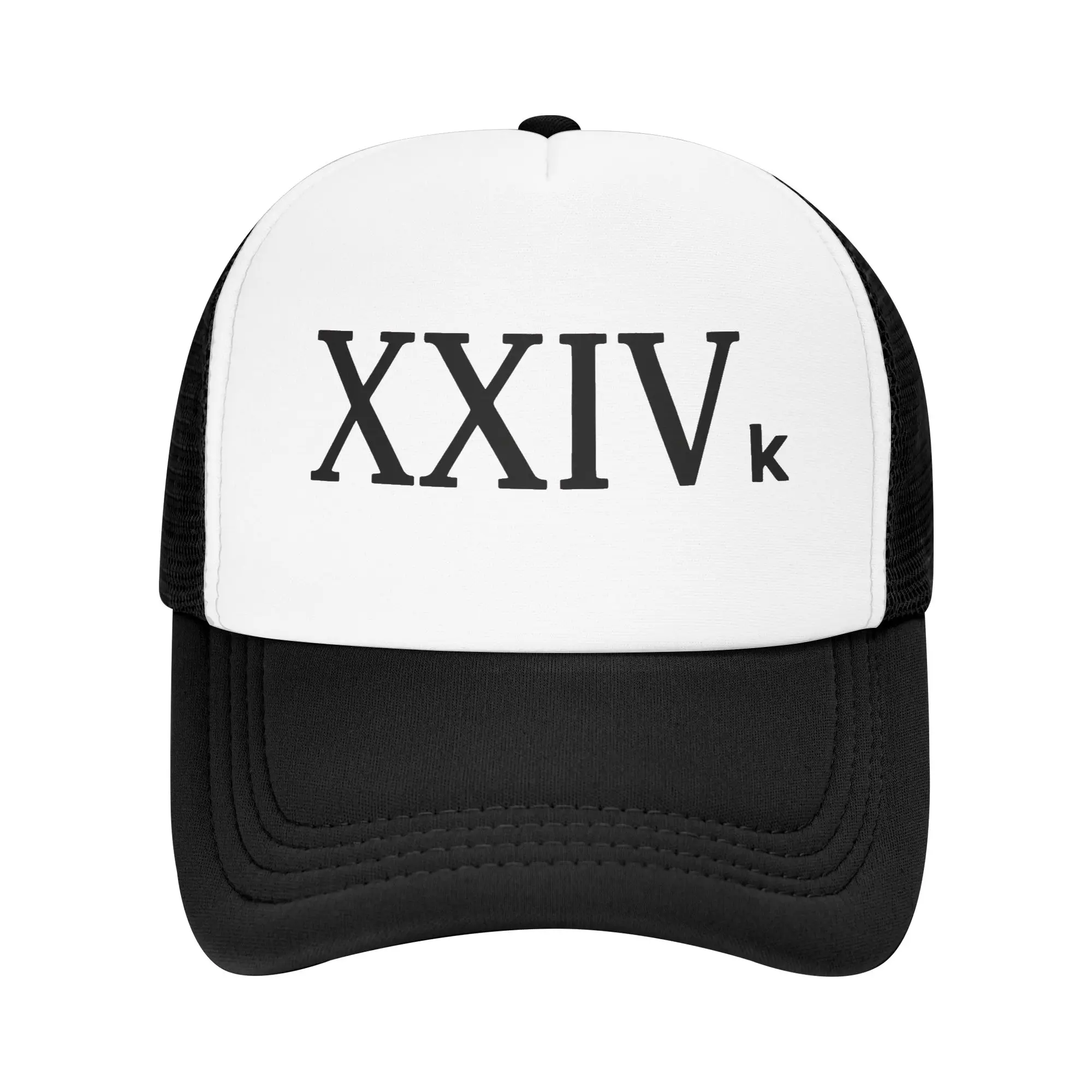 24k Cap  Sun Hats Casual Baseball Cap Summer Bruno Mars Trucker Hat Breathable Tennis Skate Snapback Cap Couple Baseball Caps