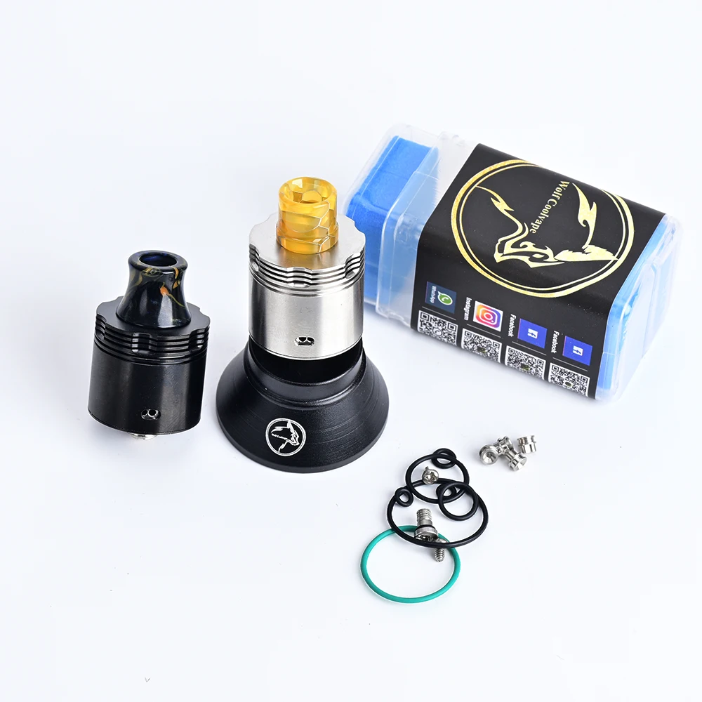 Wolfcoolvape Four One Five 415 RDA Kaze RDL / MTL RDA BF Pin 0.9 x 2 1.0 x 2 1.0 1.4 atomizer tank - main product image