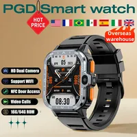 PGD SmartWatch 4G LTE GPS SIM Card Wifi NFC Dual Camera Rugged Storage Google Play Heart Rate Android Smart Watch Men Woman Gift