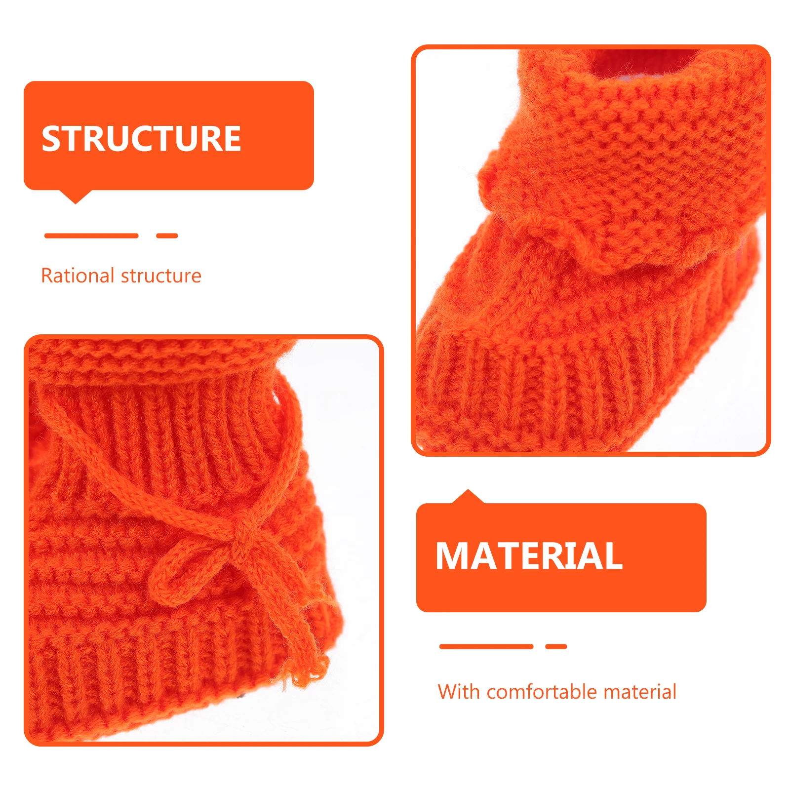 

Shoes Present New Born Crochet Woolen Yarn Newborn Booties Knitted Soft