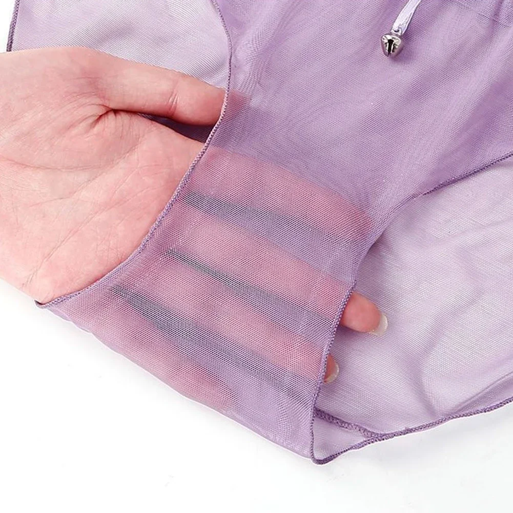 Женские ультратонкие сетчатые трусы, прозрачные трусы, женское эротическое белье, прозрачное нижнее белье, женские дышащие трусики