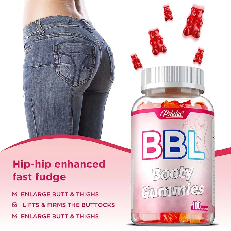 

BBL Gummies for Bigger Butt Growth - Promotes Growth and Development of The Buttocks, Increases Curves, Boosts Energy Levels