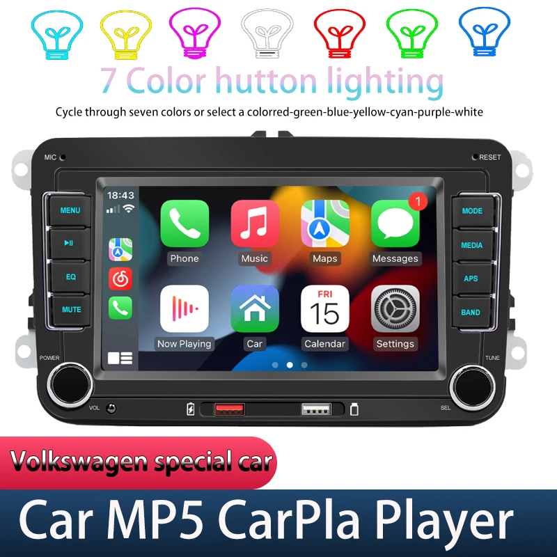 7Inch Car Radio Mul… - image