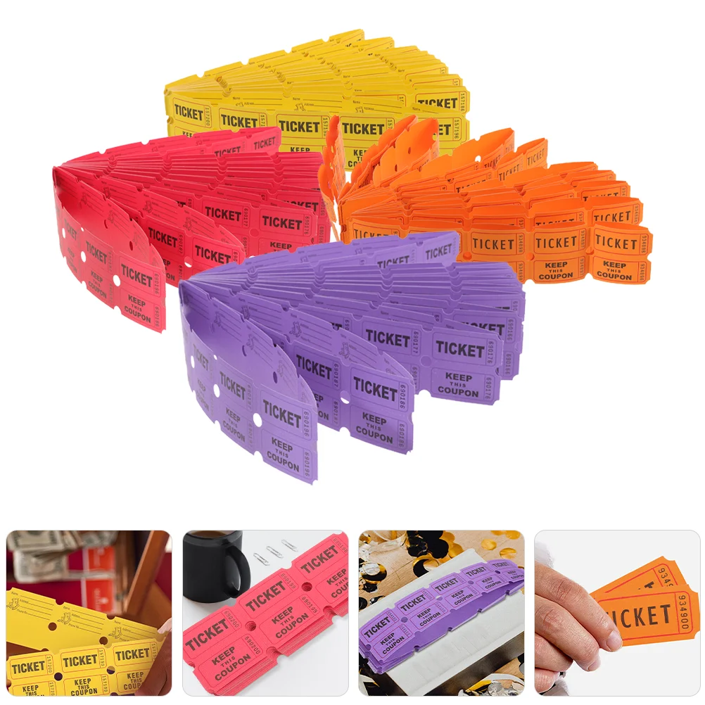 

Raffle Tickets Party Event Labels Festival Single Entrance for Classroom Concert Supply Events