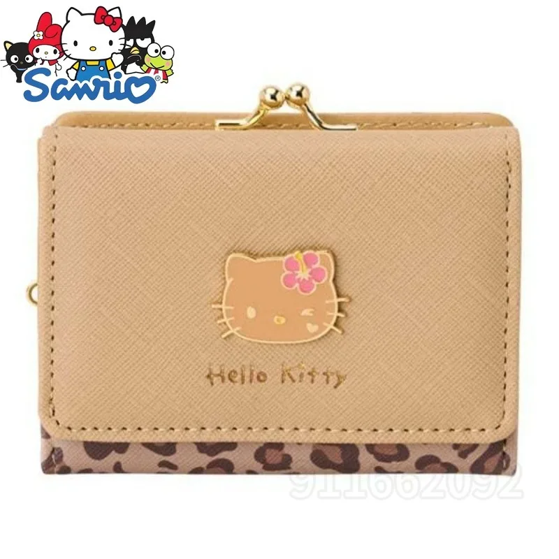  Hello Kitty New Mini Backpack Luxury Brand Original Women's Wallet Cartoon Large Capacity Fashion Trend Mini Coin Purse