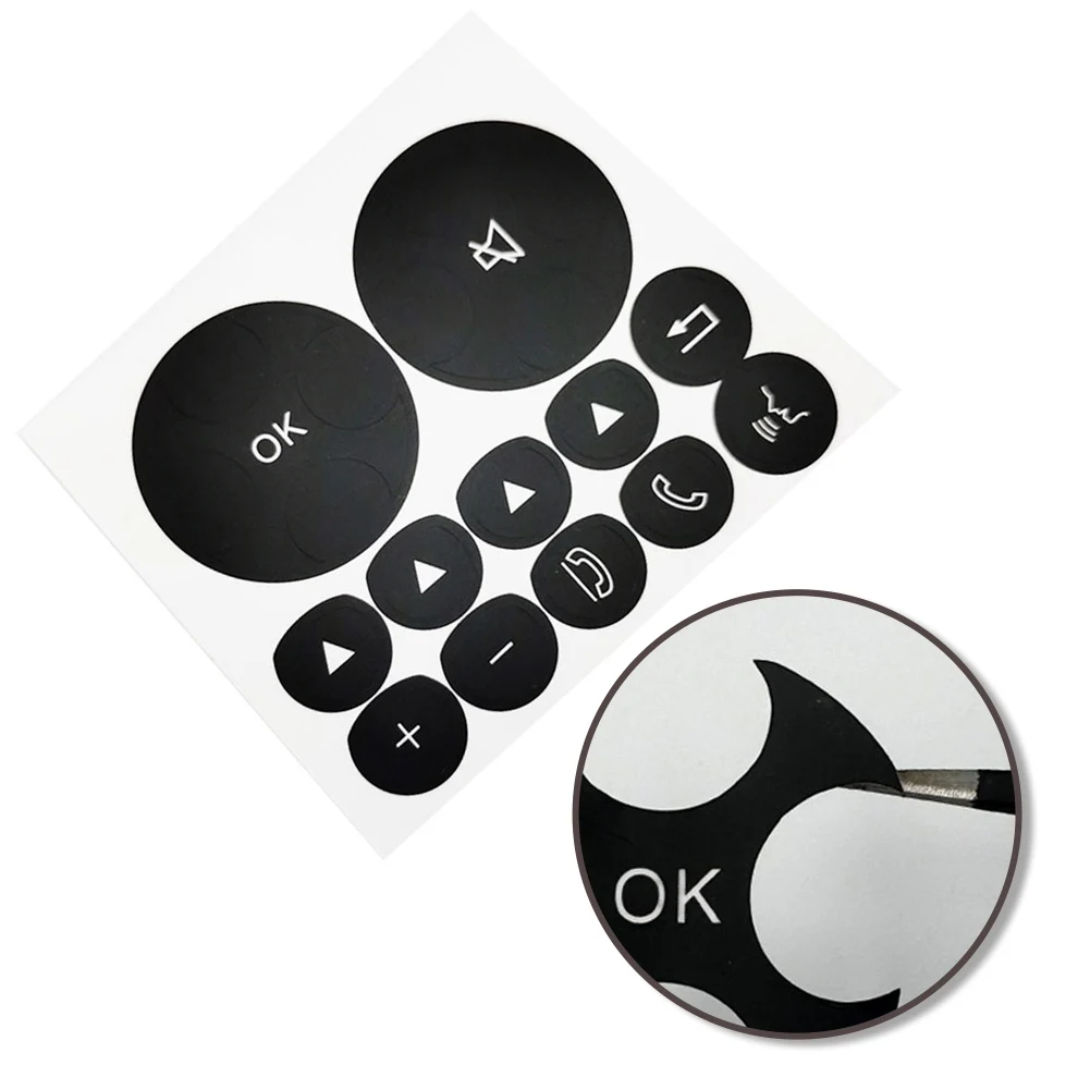 W222 2006-2009 Button Repair Decal Interior Car Decoration Reflected Light Illumination Interior Compatibility Practical Use