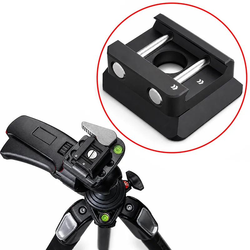 1PCS Picatinny Rail Adapter Quick Release Plate 6061 Aluminum Alloy with 1/4