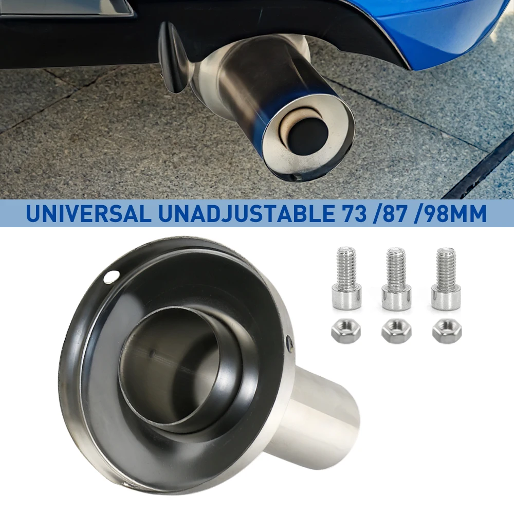 Universell Einstellbarer 3' /3,5' /4'' /4,5'' Auto-Auspuff DB-Killer Edelstahl-Schalldämpfer Geräuschreduzierung Schallkontrolle