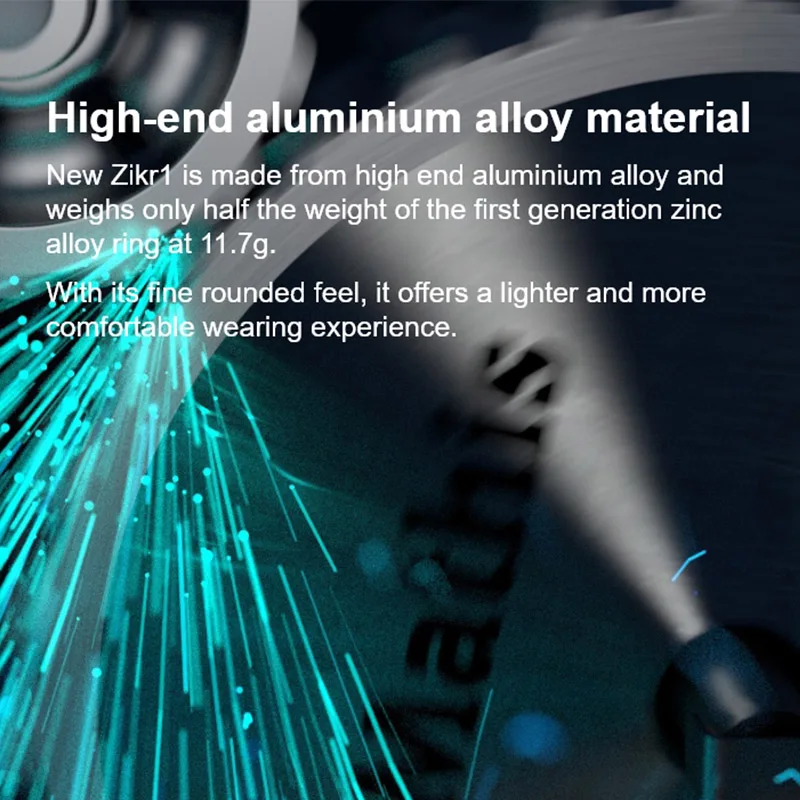 

20mm Smart Tally Counter Ring 0.49 Inch OLED Display 5 Prayer Time Smart Tally Counter Vibration Reminder Zinc Alloy for Muslims