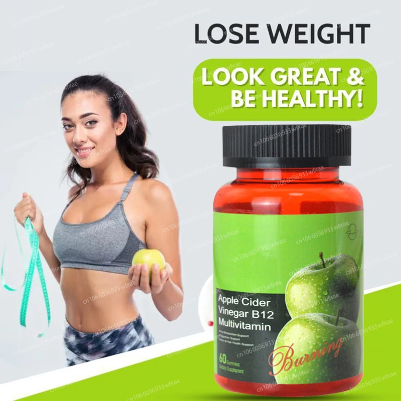 

Яблочный уксус, маркеры для контроля веса, натуральный детокс и очищающий витамин, добавка, 60 отсчетов, уход за кожей