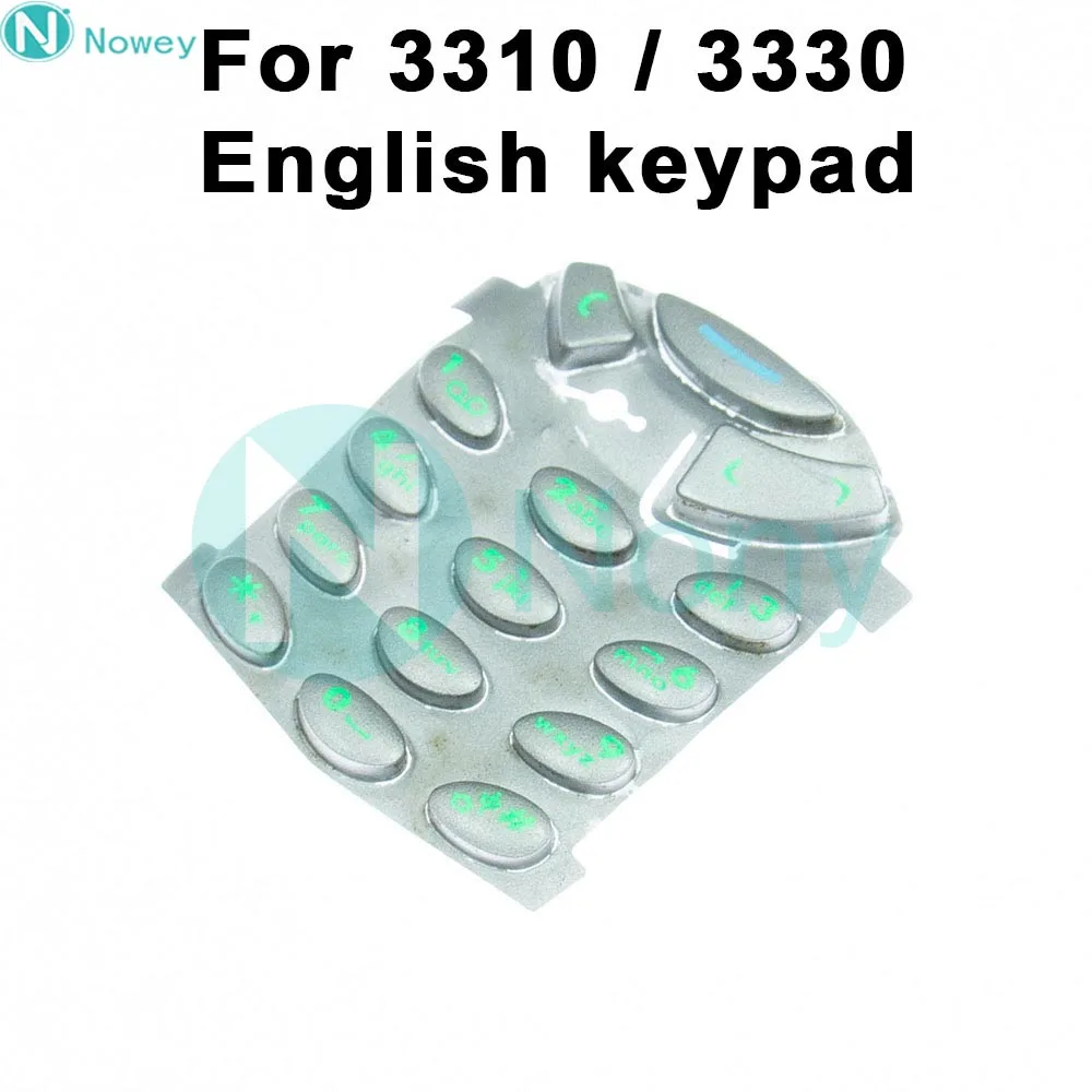 Nowey 3310 2017 Cover Keyboard For Nokia 3310 3330 / 3310 4G 2018 Phone English Russian Arabic Keypad Housing Replacement Parts