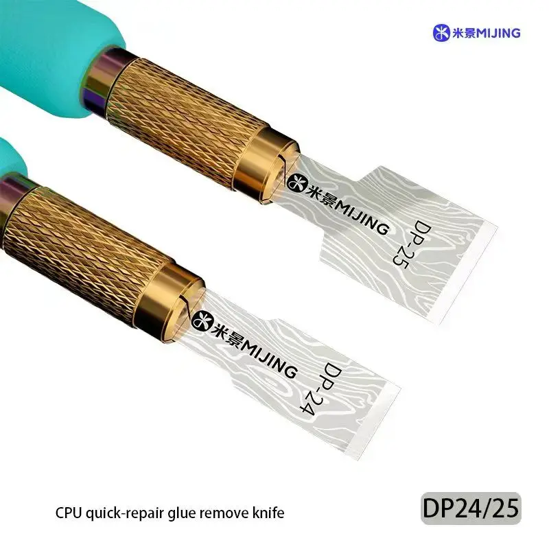 MIJING CPU Quick Repair Adhesive Removal Knife: Slim blade for precise cutting; made of high-carbon steel with a nano-coating.