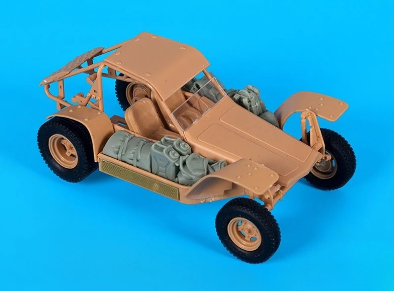 1/35 Scale Die-Cast Resin Model Assembled Kit Delta Force FAV Accessories Set (No Car) Unassembled and Unpainted