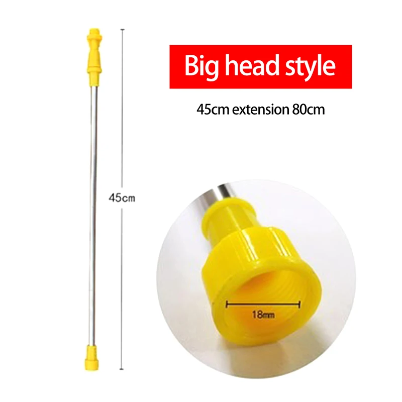 Hand Pressure Sprayer Retractable 0.45-0.8m Spraying Rod For Outdoor Garden Pesticide Spray Tree Watering Can Accessories