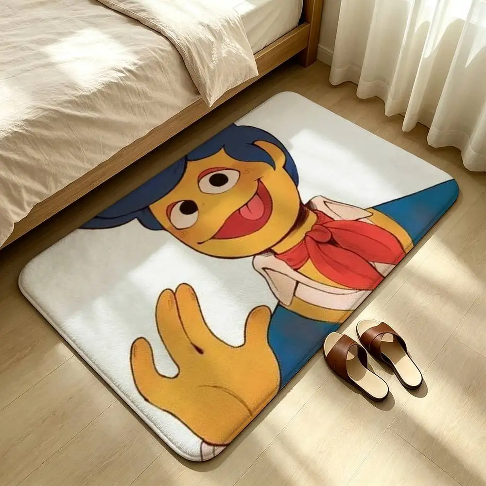 W-Wally Darling Game Welcome Home Shower Room Absorbent Small Floor Mat Soft Comfortable Decorative Foot Mat