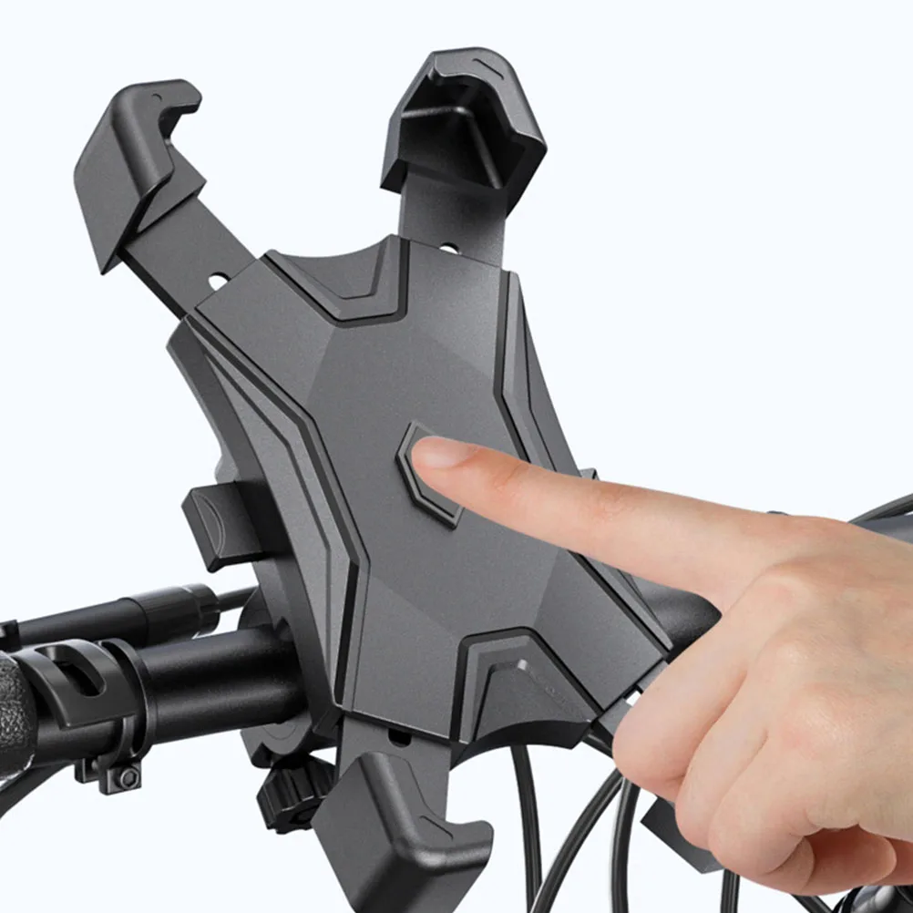 

Electric Vehicle Phone Holder Bicycle Handlebar Mount Bracket Universal Mobile Support ABS PC Easy Install Protect Scratch Car