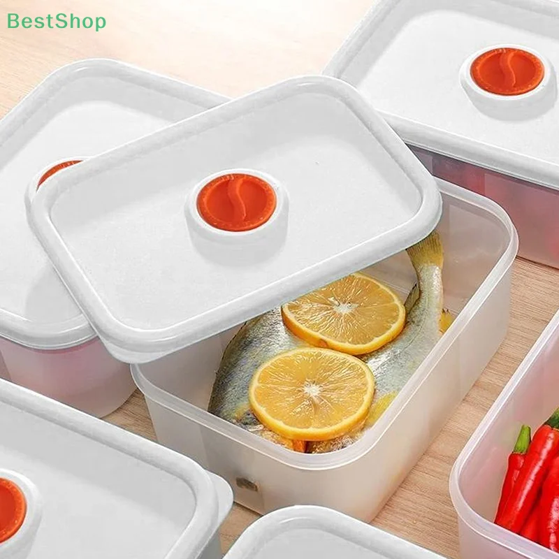 صناديق تخزين المواد الغذائية للثلاجة، أدوات تخزين المطبخ الأساسية للحفاظ على الطعام الطازج #1