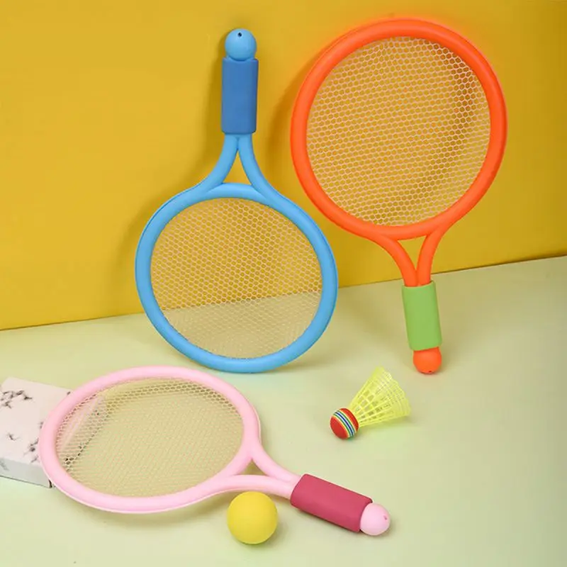 Children's Badminton Tennis Racket Beginner Training Outdoor Beach Tennis Kindergarten Baby Parent Child Interactive Toys