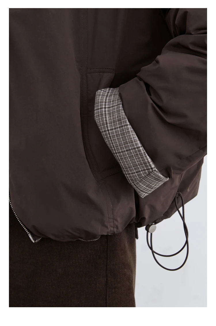 CHIC VEN Women Down Coats Retro Double-sided Stand Up Collar Down Jacket 90 White Duck Down Female Overcoat Autumn Winter 2025