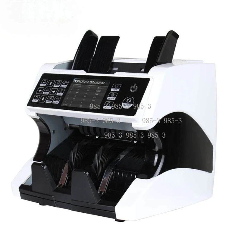 Multi Protection Counterfeit Detection Currency Counter, Mixed Denomination Coin Counting Equipment for Commercial Use