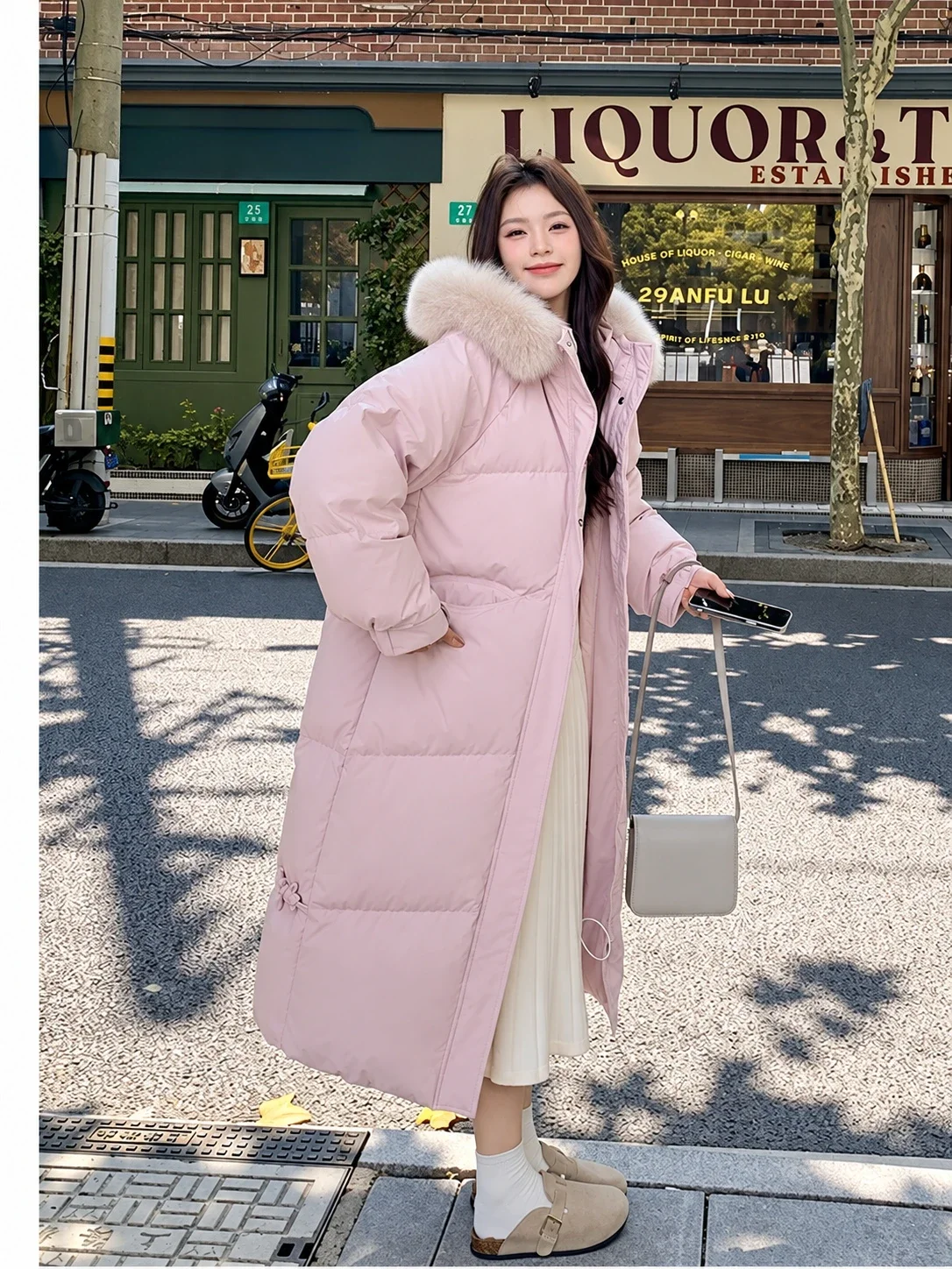 Women Long Winter Faux Fur Collar Overcoat Y2K Vintage Korean Warm Parka Casual Atmosphere Loose Outerwear Jacket 2026
