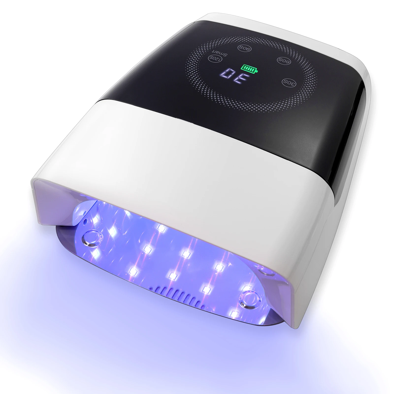 132W Cordless UV Nail Lamp Rechargeable Gel Lamp Professional LED Nail Light Dryer Auto Sensor Fast Curing Home & Salon