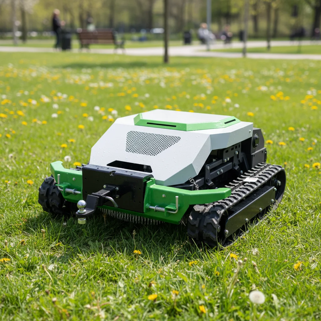 

All Terrain Remote Control Grass Mower Strong Climbing RC Mower for Mountain and Slope