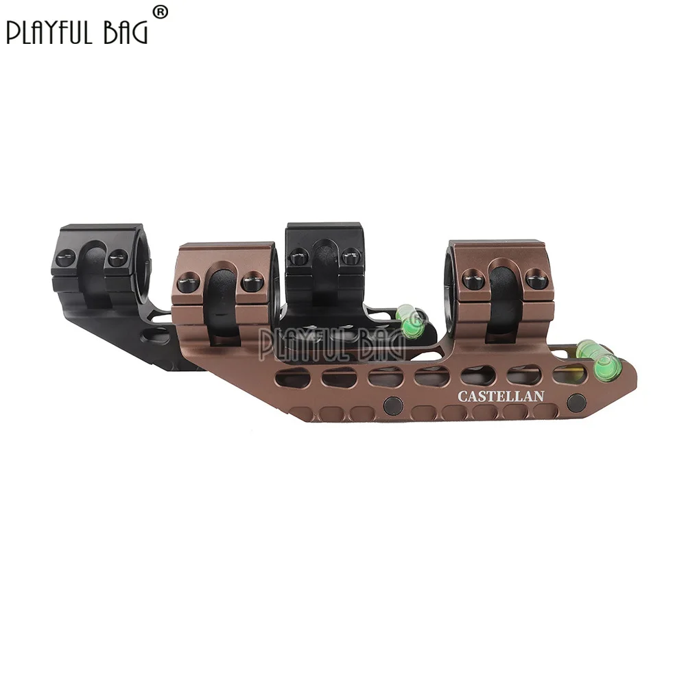 One-Piece Cantilever Scope Mount with Bubble Level 25.4mm/30mm Dual Ring Scope Leveler for 20mm Rail QG442S