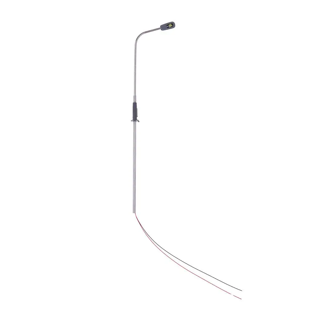LED Model Street Light Single Head Lamppost for Micro Scene Model Railway Landscape Lighting Kit