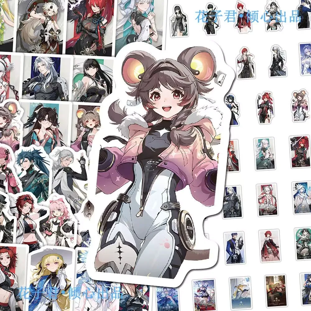 195 "Mingchao" 고화질 스티커 게임 캐릭터 주변 장치 고화질 스티커 diy 노트북