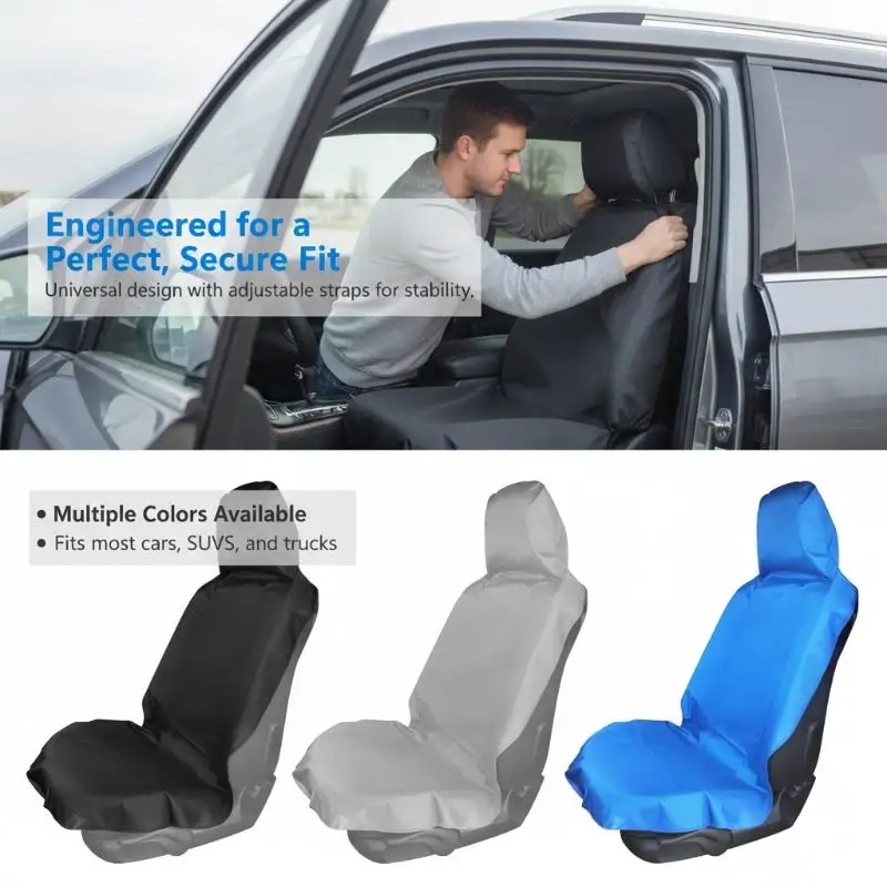 Car Seat Cover Textured Grip Heavy Duty Quick-Dry Washable Sturdy Comfort for Gym Workout Swimming Beach Outdoor Bucket Seats