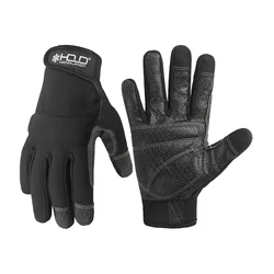 HANDLANDY Winter Work Gloves, Utility Mechanic Working Gloves Touch Screen, Flexible Winter Warm Gloves