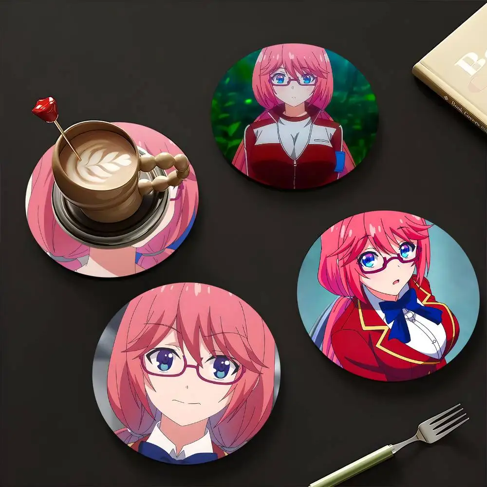 1pc Airi Sakura Classroom Of The Elite Wooden Coaster Colour Printing Cup Mat Home Desk Decoration Gifts